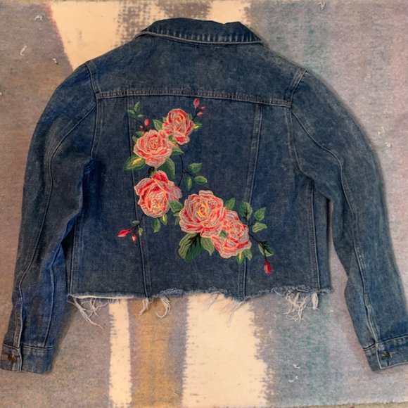 Dolls Kill Sans Souci Denim Jacket NWOT - Picture 5 of 6